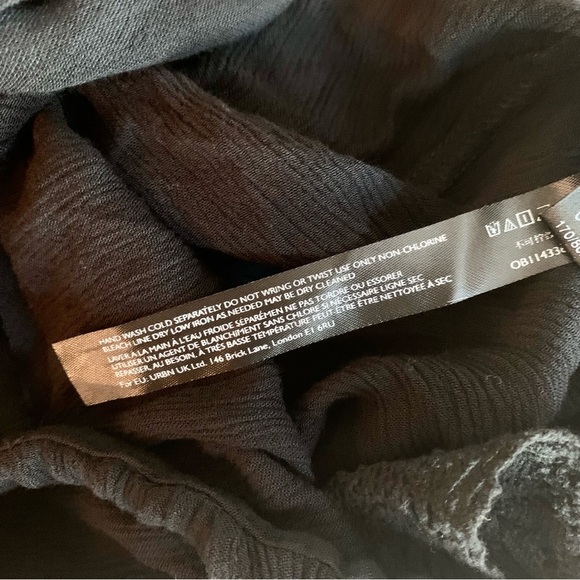 FREE PEOPLE Black Greek Goddess Strong Statement Thigh Slits Maxi Dress - Picture 13 of 15